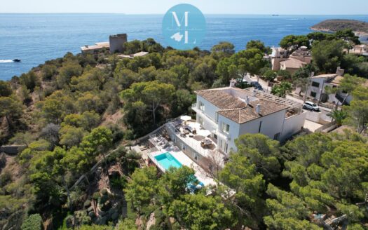 Front-line villa with direct sea access