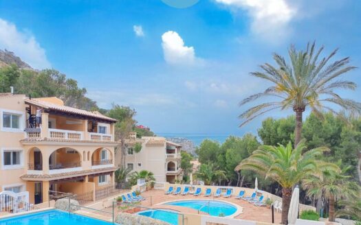 Moderne Wohnung mit Meerblick mit Terrasse & Garten in Port Andratx