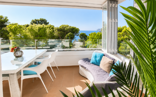 Grosszügige Wohnung mit traumhaften Meerblick in Nova Santa Ponsa
